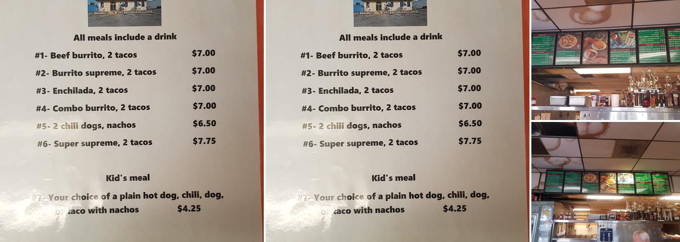 El Cabrito's Restaurant Menu