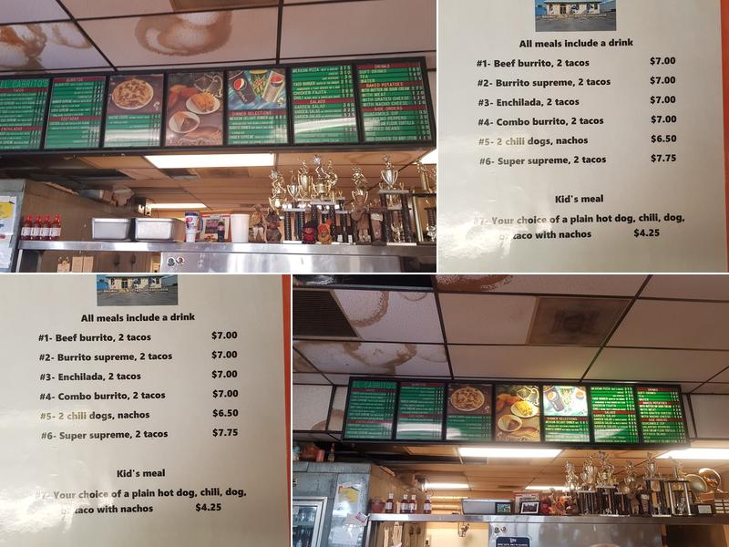 El Cabrito's Restaurant Menu