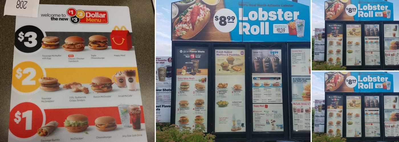 McDonald's Menu
