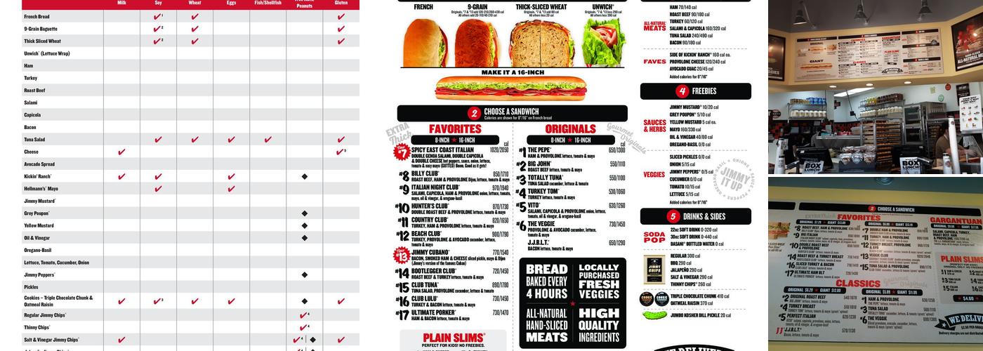 Jimmy John's Menu