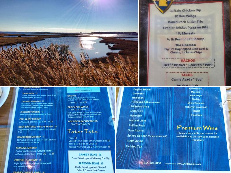 CCF Bayside Menu