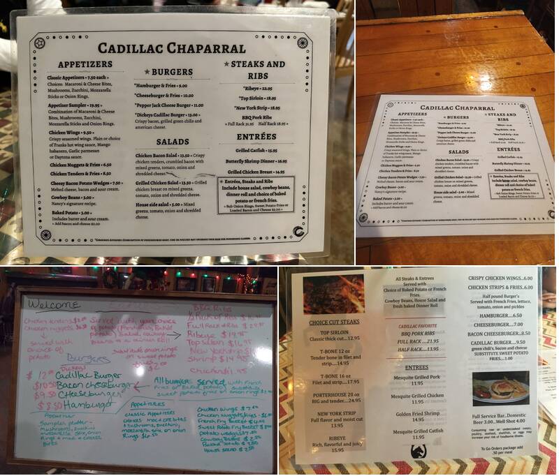 Cadillac Chaparral Restaurant, Tucson Menu, Reviews (203), Photos (31