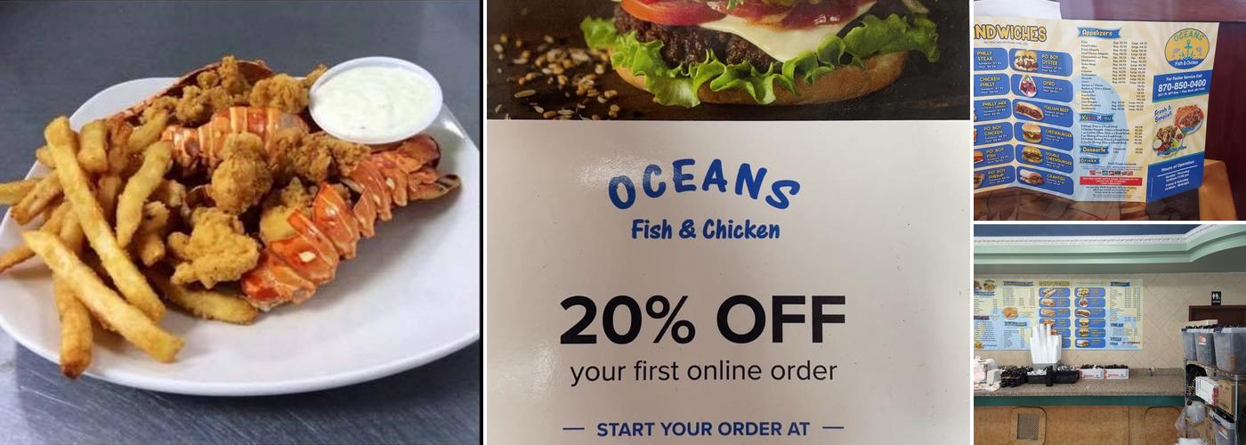 Ocean's Fish and Chicken Menu