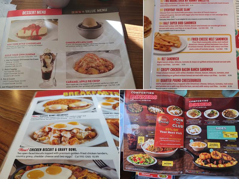 Denny's Menu