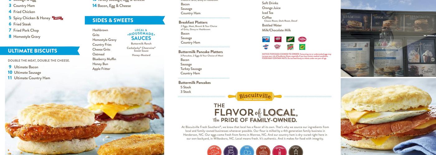 Biscuitville Menu