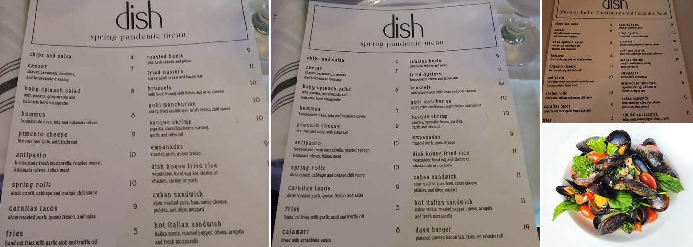 Dish Menu
