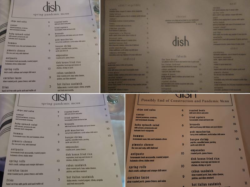 Dish Menu