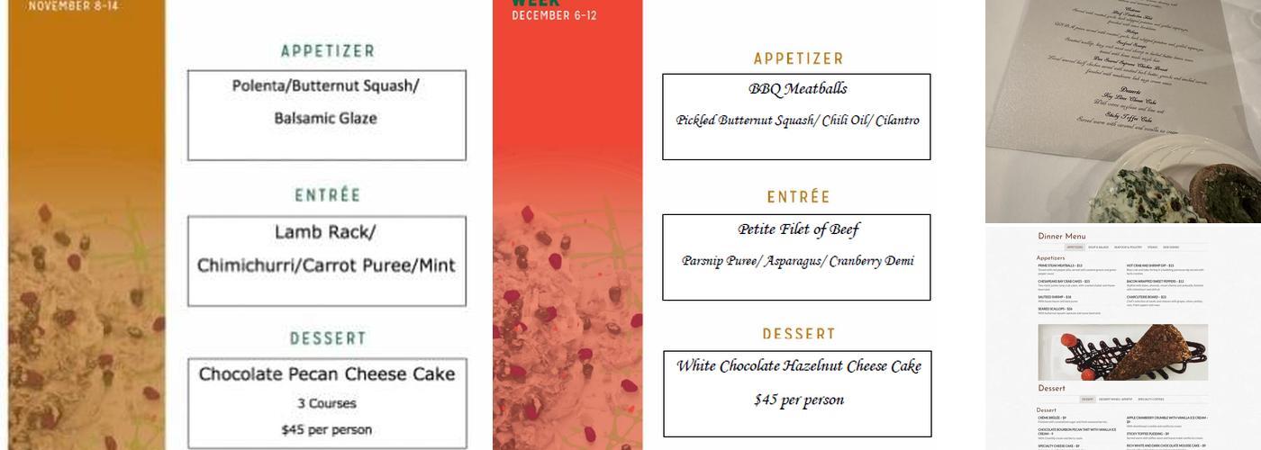 River Grille Menu