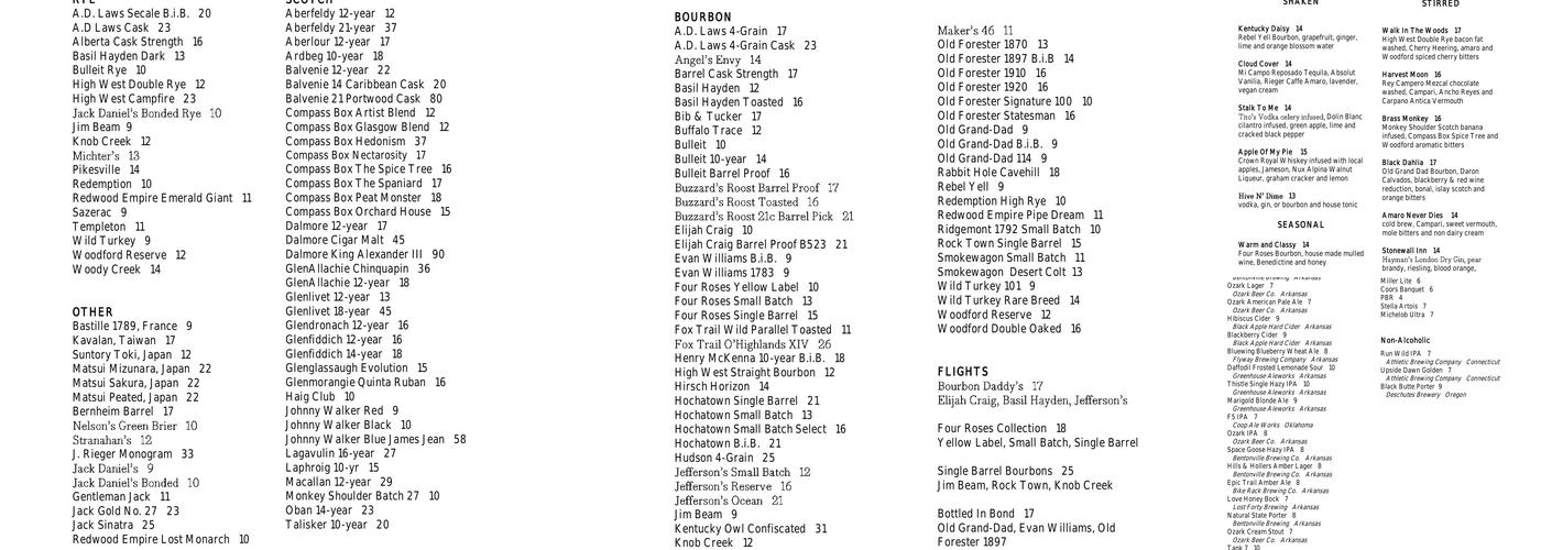 The Hive Menu