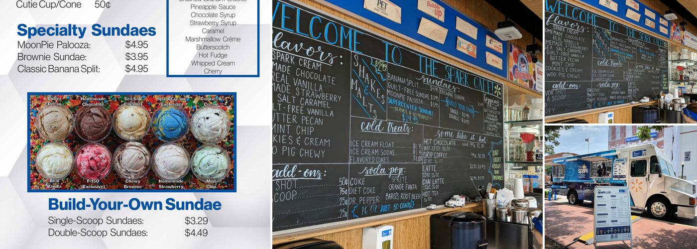 The Spark Café Menu