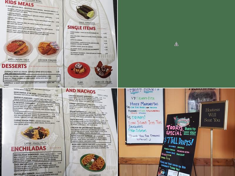 Acambaro Restaurant Menu