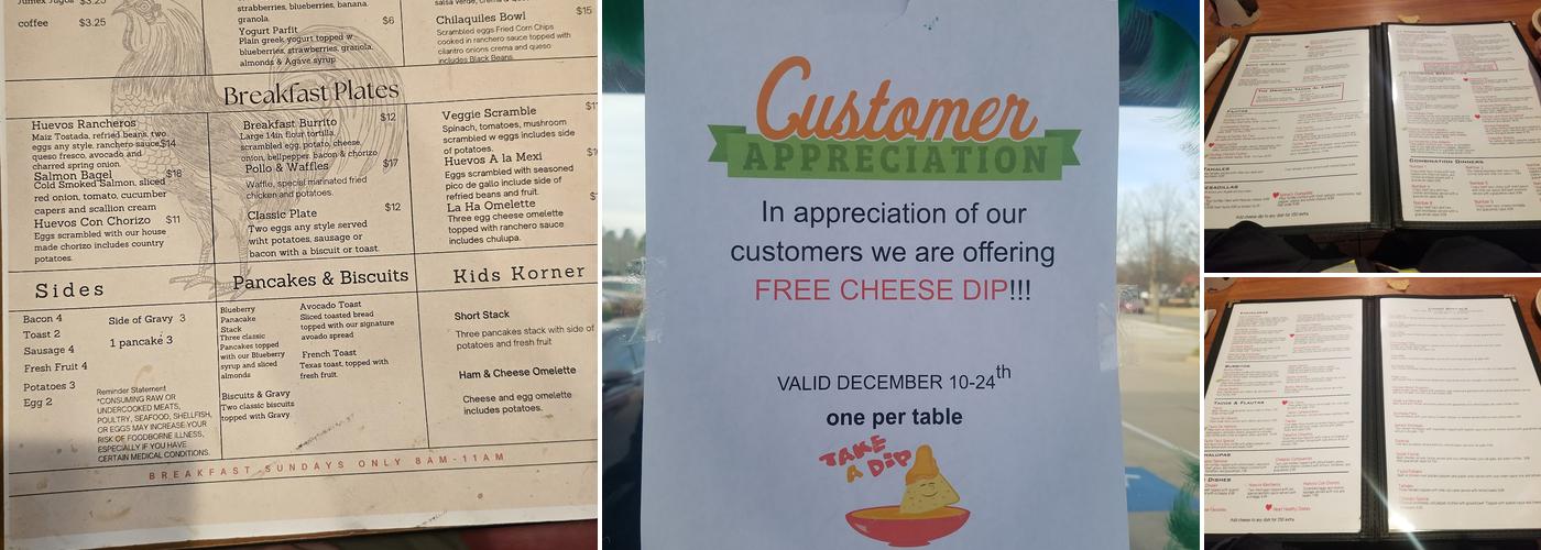 La Hacienda Mexican Restaurant Menu