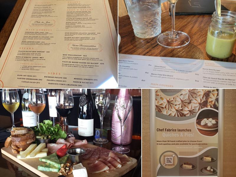 Cuisine & Wine Bistro Menu