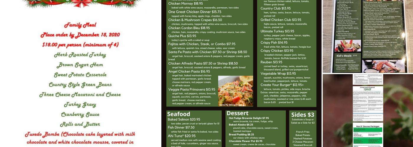 Charley's Restaurant and Catering Menu