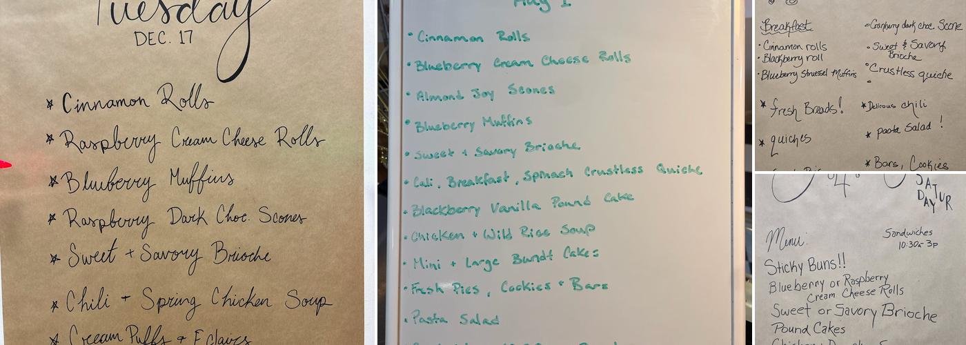 Montana Plains Bakery 2 Menu