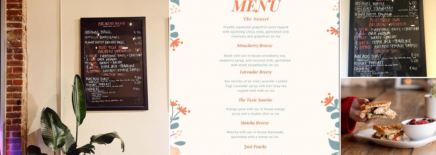 Blue Sail Coffee Menu