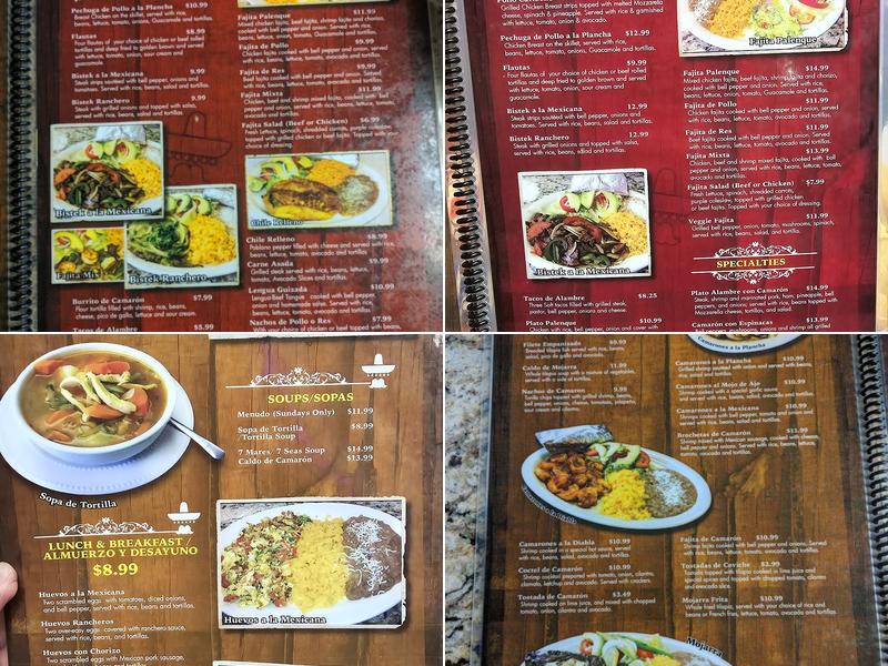 Taqueria El Palenque Menu