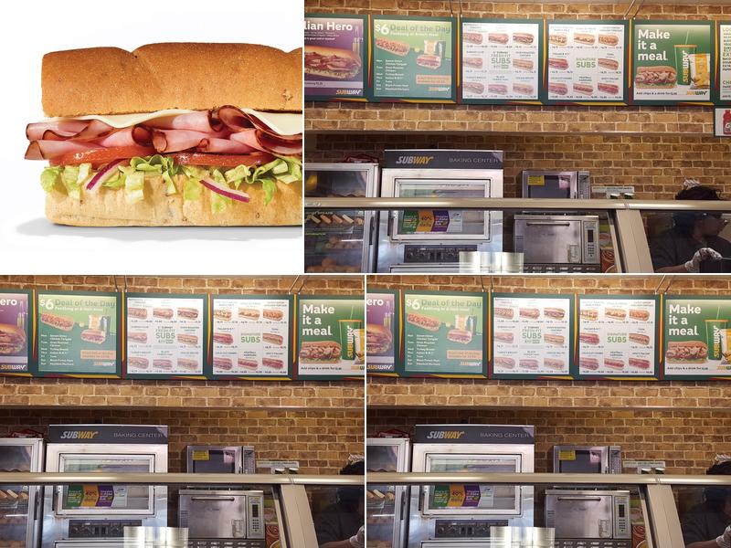 Subway Menu