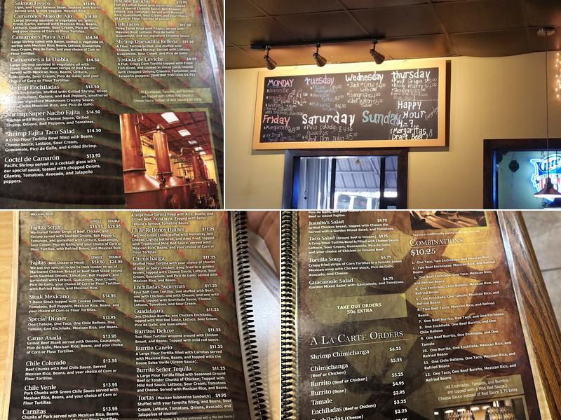 Senor Tequila (Bowman) Menu