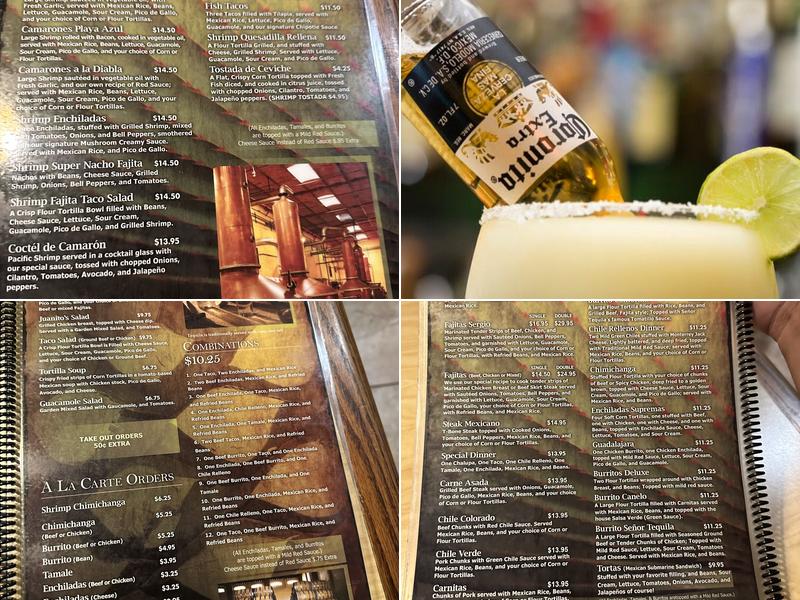 Senor Tequila (Bowman) Menu