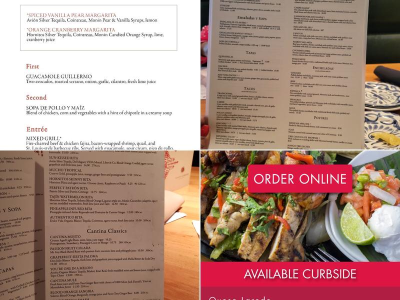 Cantina Laredo Menu
