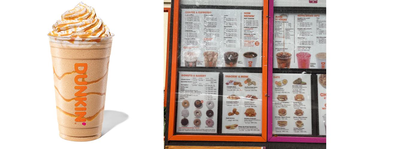 Dunkin' Menu