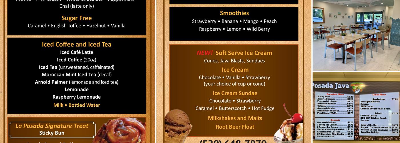 Posada Java Menu