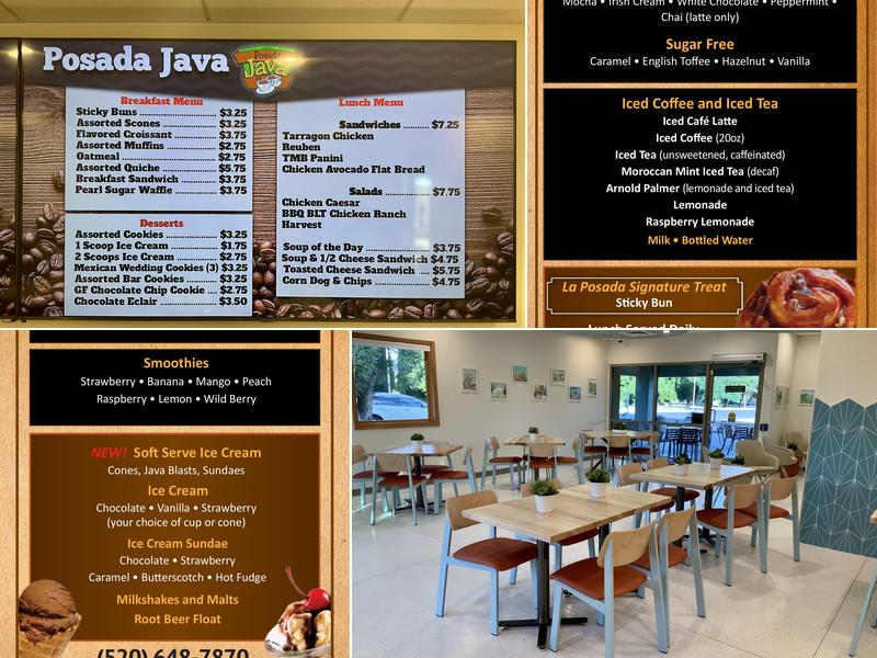 Posada Java Menu