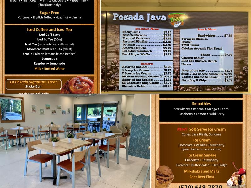Posada Java Menu