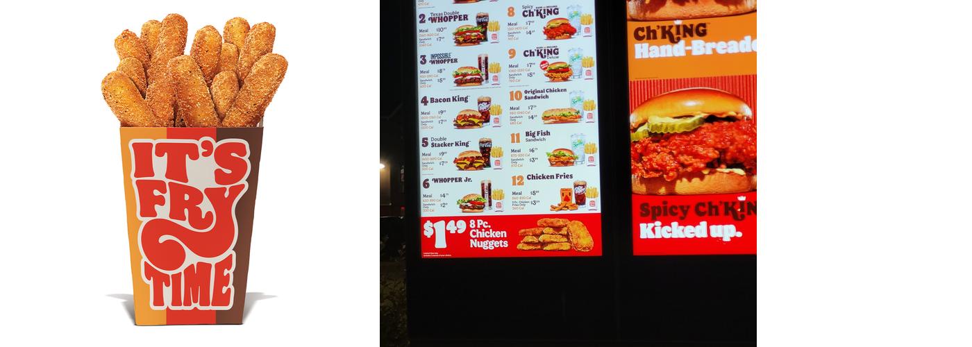 Burger King Menu