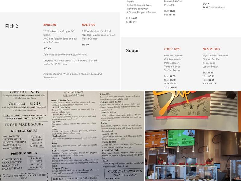 Souper Cafe Menu