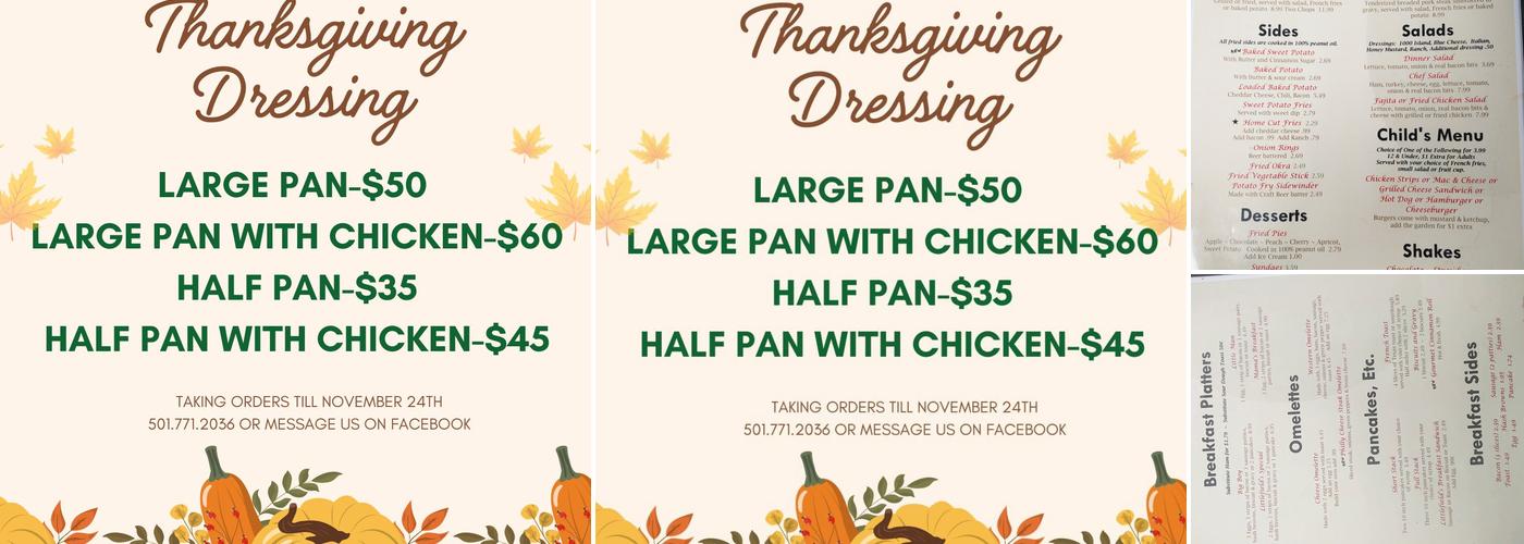 Littlefields Cafe Menu