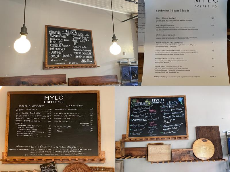 Mylo Coffee Co. Menu