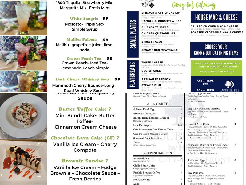 Riverfront Grille Menu