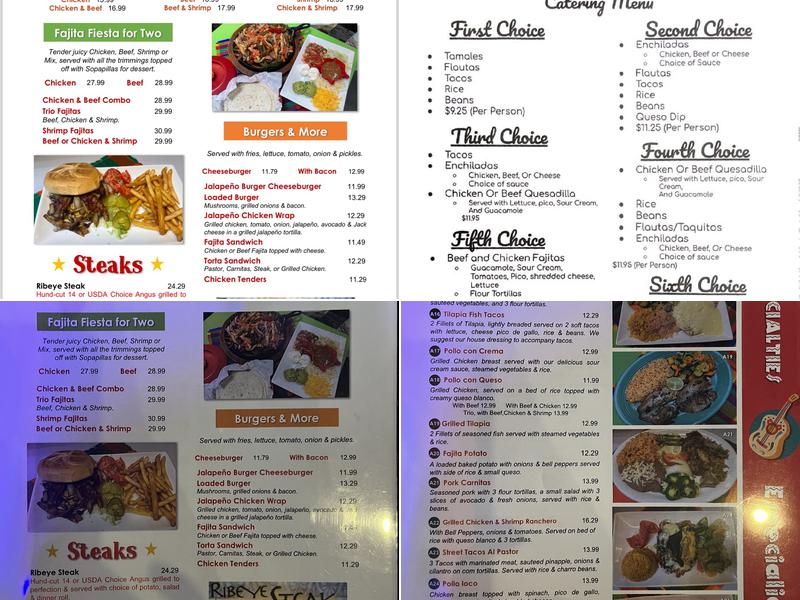Jose's Mexican Grill & Cantina Menu