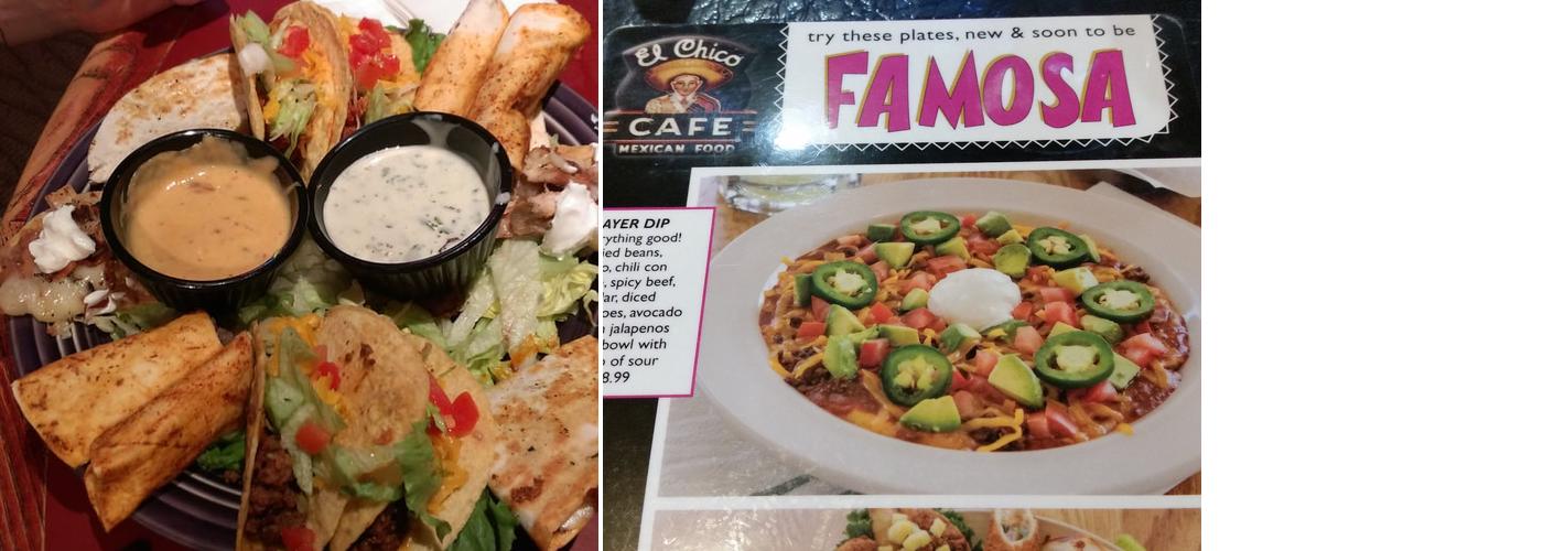 El Chico Cafe Menu
