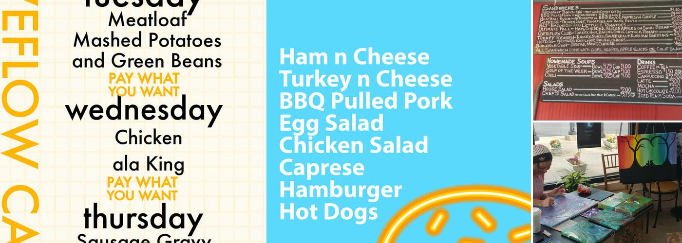 Overflow Cafe Menu