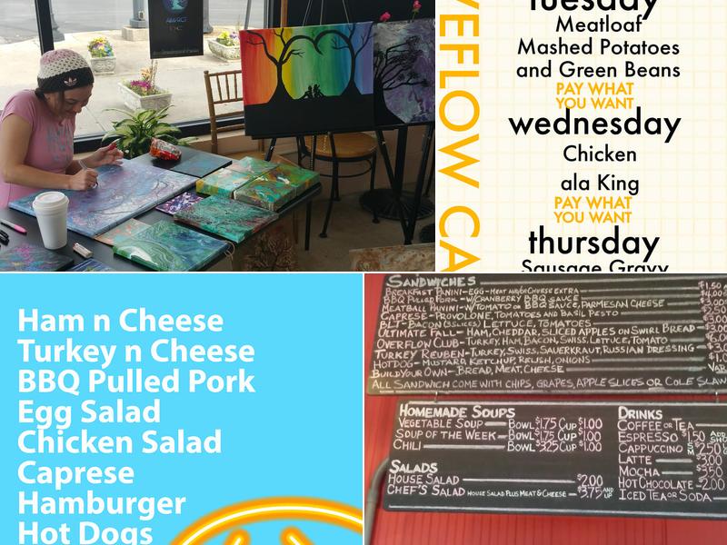 Overflow Cafe Menu