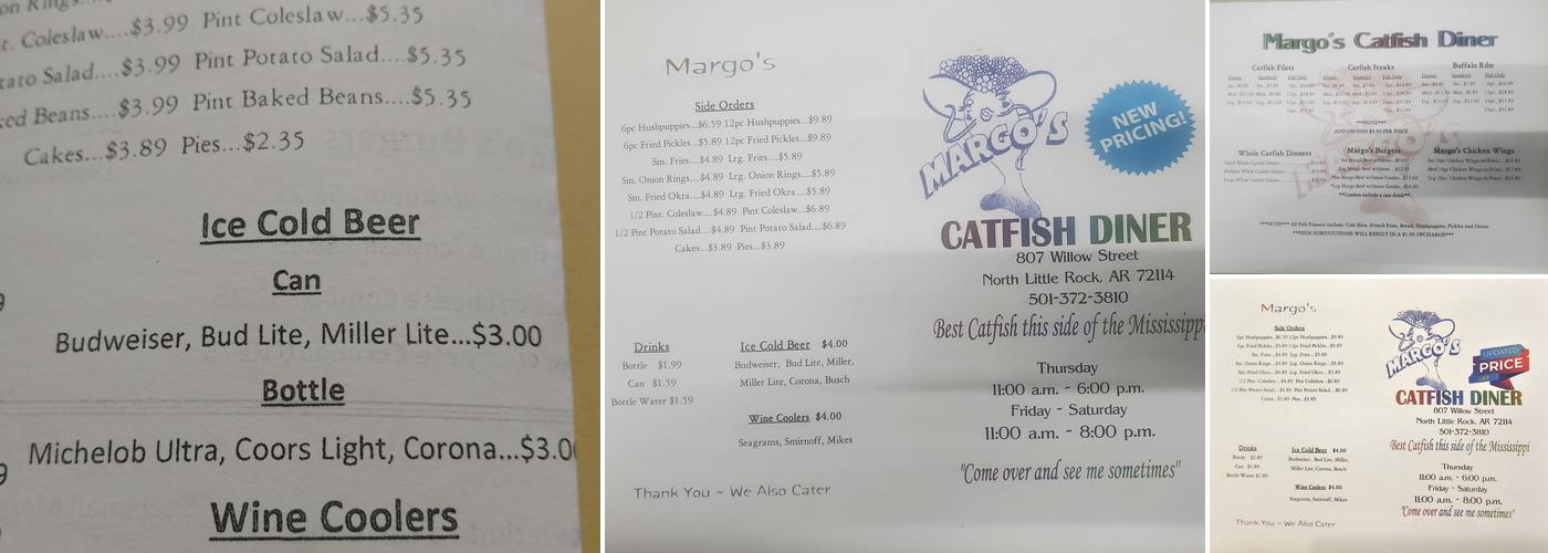 Margo's Catfish Diner/Melrose Grocery & Deli Menu