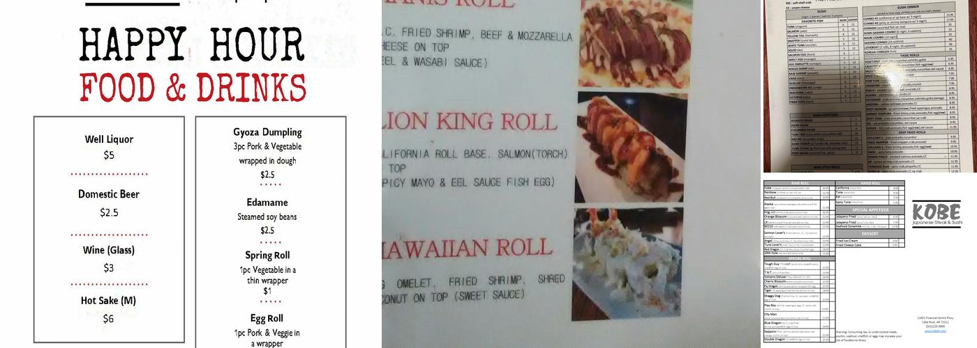 Kobe Japanese Steakhouse & Sushi Menu