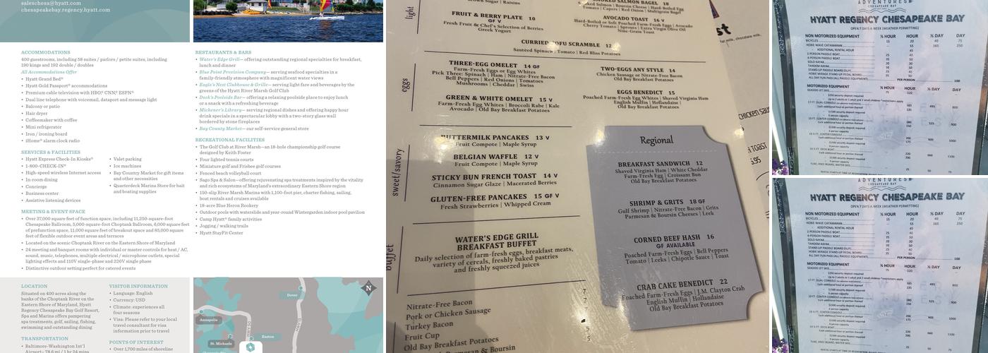 Water's Edge Grill Menu