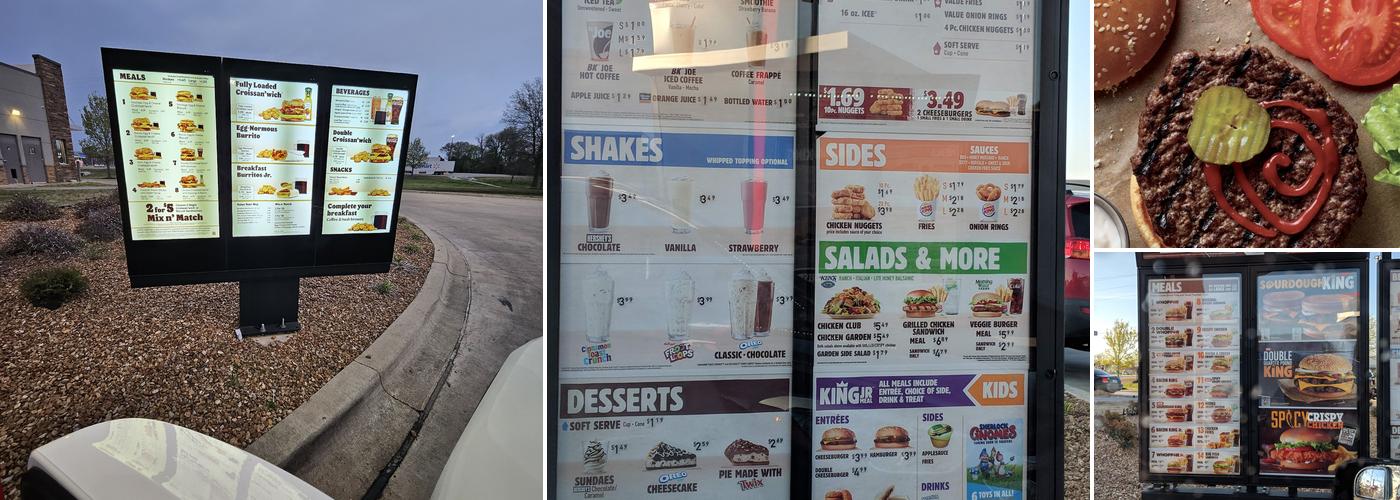 Burger King Menu