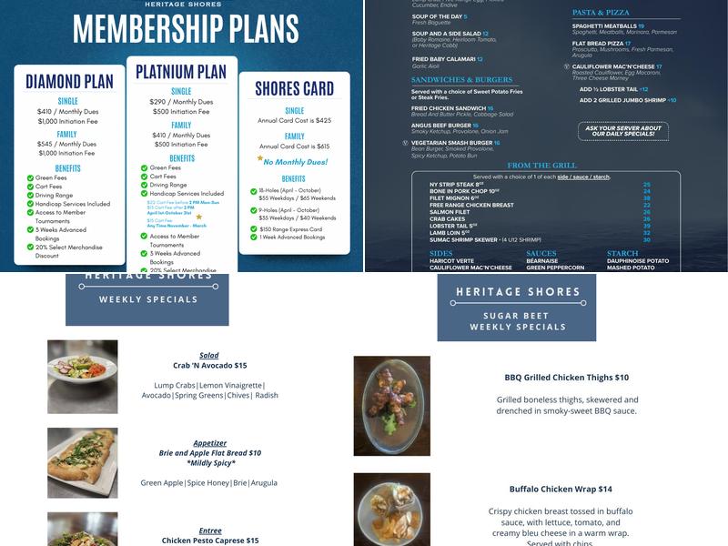 Passwater's Restaurant & 1730 Tavern Menu