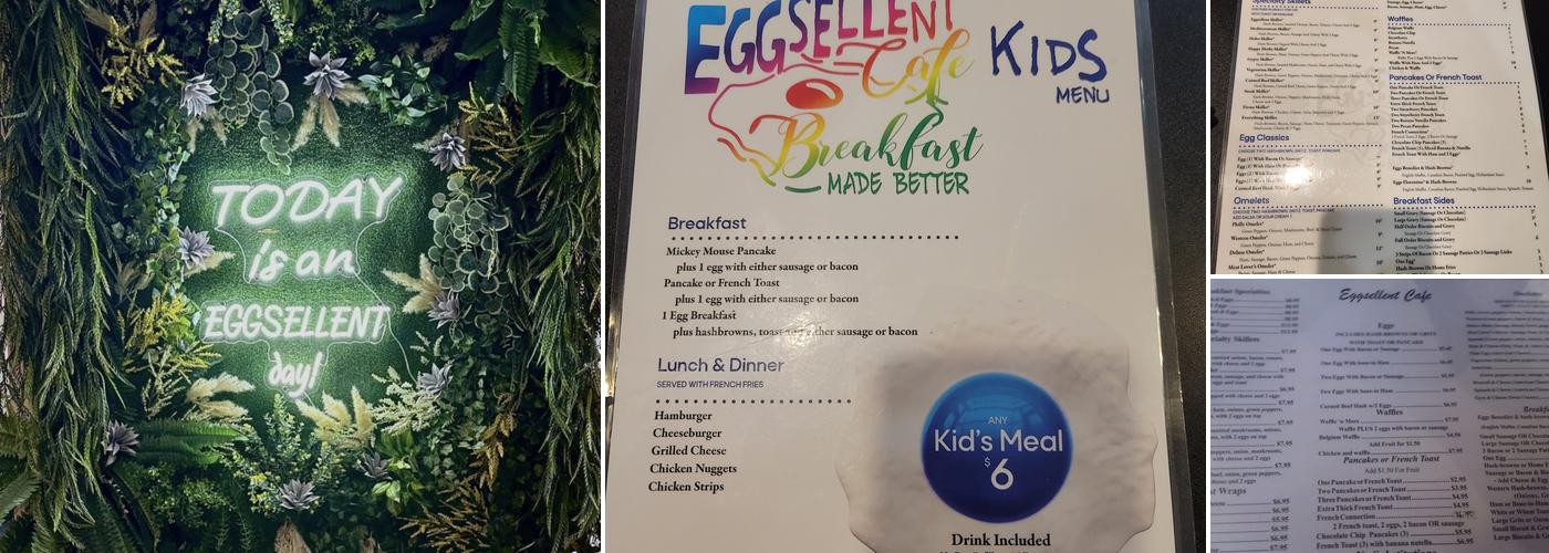 Eggsellent Cafe Menu
