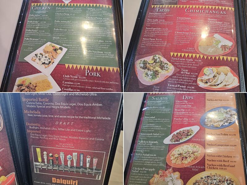 Salsa's Grill Menu