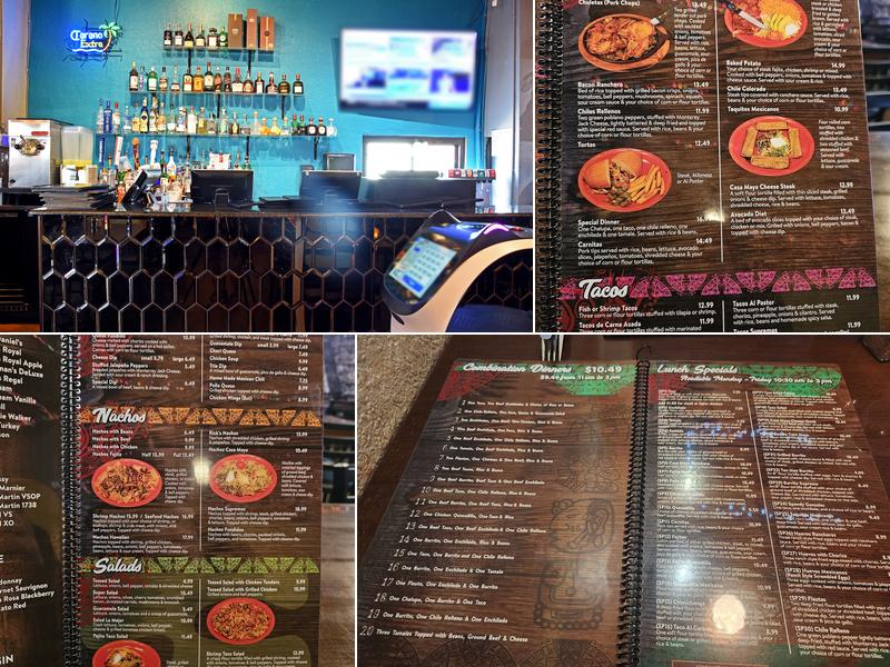 Casa Maya Menu