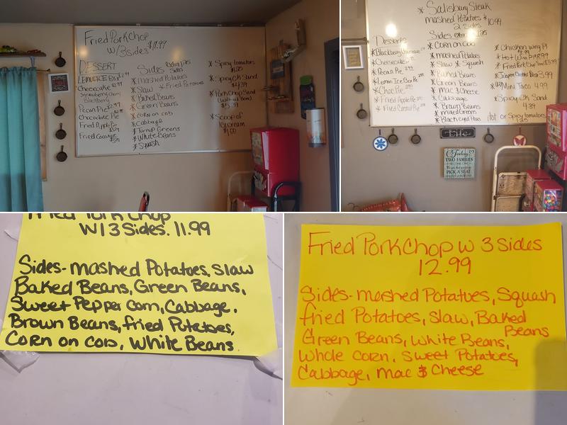 Ricks Diner Menu
