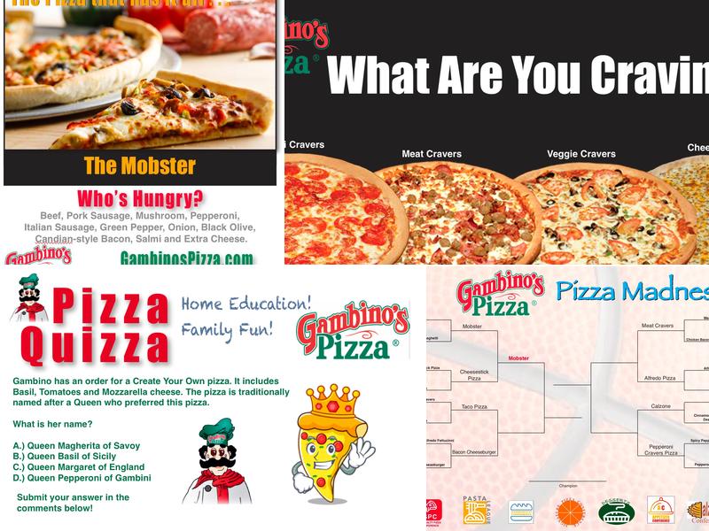 Gambino's Pizza Menu