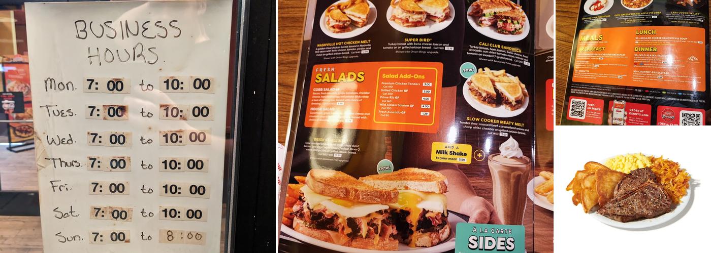Denny's Menu
