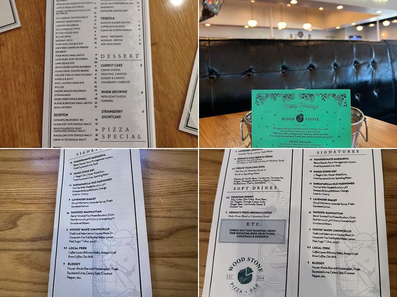 Wood Stone Craft Pizza Uptown Menu